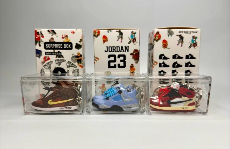 MiniSneakers Unique Keychains Inspired by Iconic Sneakers